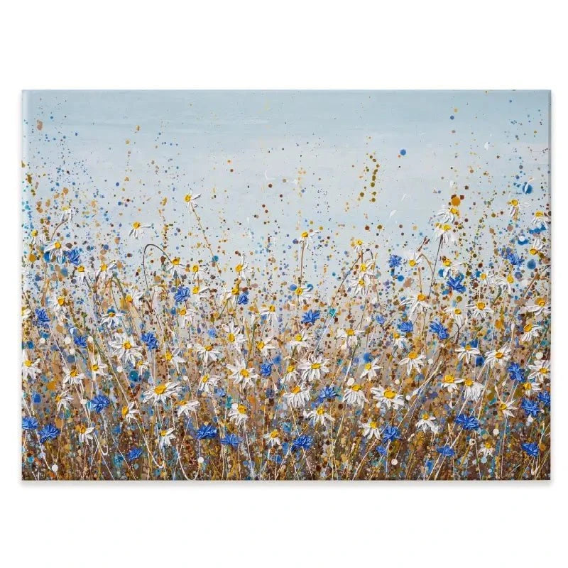 Daisies In September Canvas Print Daisies In September Canvas Print wall art product Olga Tkachyk