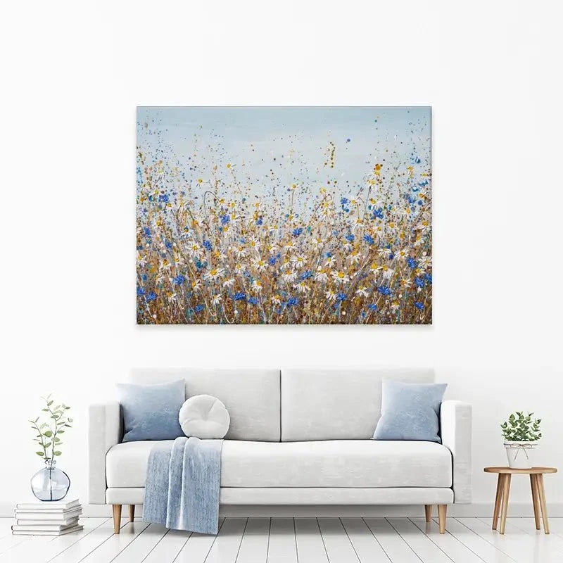 Daisies In September Canvas Print Daisies In September Canvas Print wall art product Olga Tkachyk