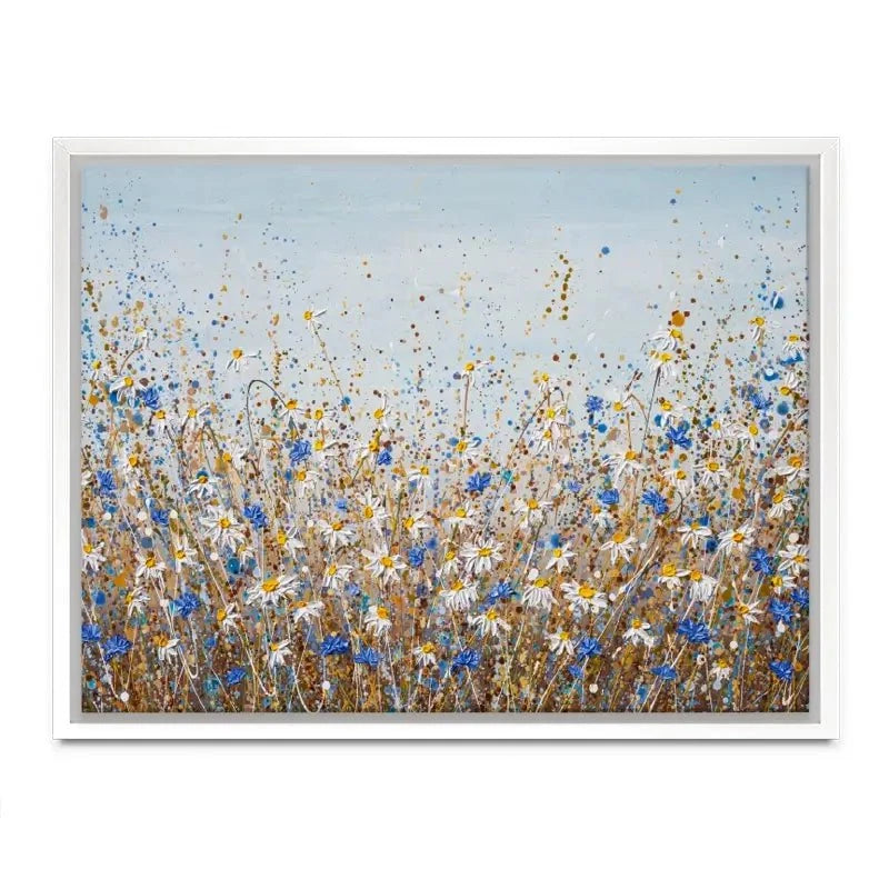 Daisies In September Canvas Print Daisies In September Canvas Print wall art product Olga Tkachyk