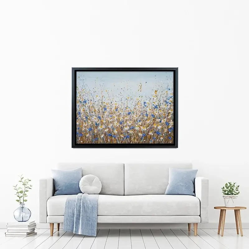 Daisies In September Canvas Print Daisies In September Canvas Print wall art product Olga Tkachyk
