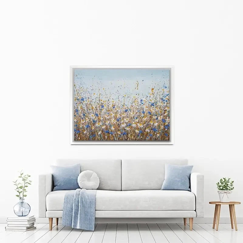 Daisies In September Canvas Print Daisies In September Canvas Print wall art product Olga Tkachyk