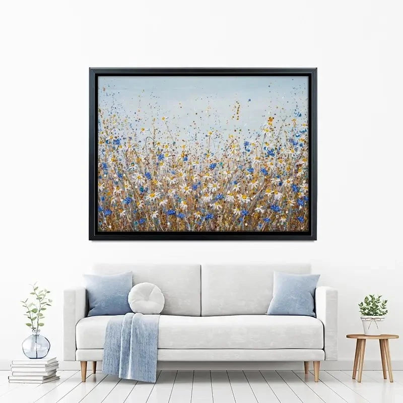 Daisies In September Canvas Print Daisies In September Canvas Print wall art product Olga Tkachyk