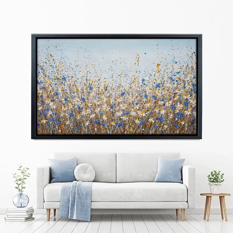 Daisies In September Canvas Print Daisies In September Canvas Print wall art product Olga Tkachyk