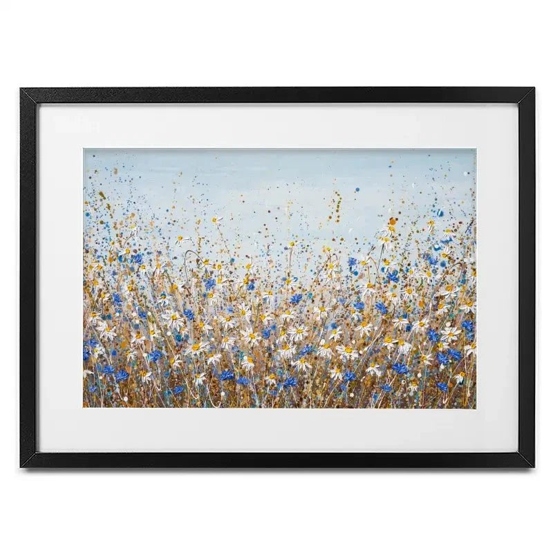 Daisies In September Framed Art Print Daisies In September Framed Art Print wall art product Olga Tkachyk