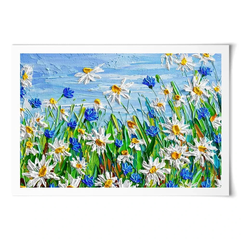 Daisy Art Print Daisy Art Print wall art product Olga Tkachyk