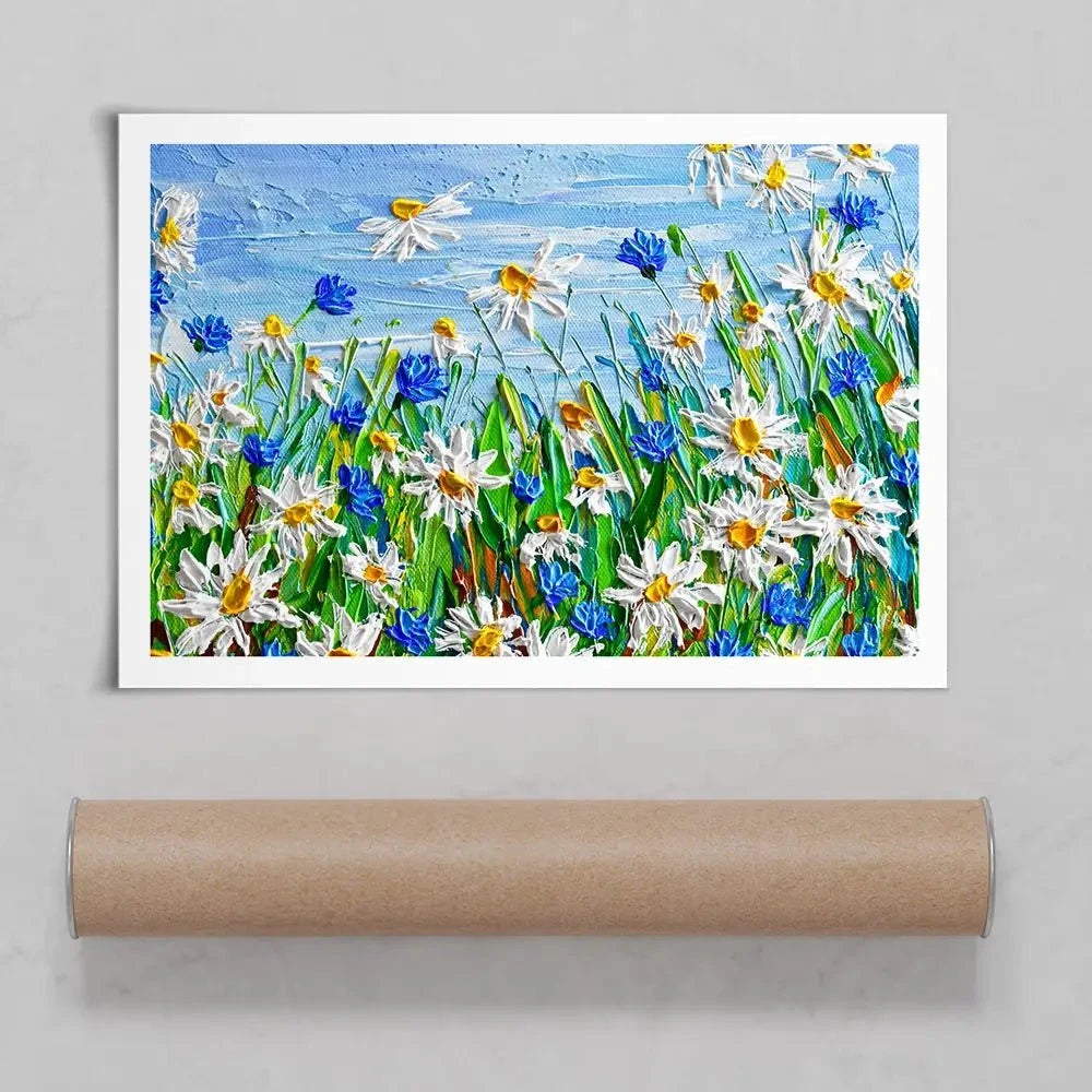 Daisy Art Print Daisy Art Print wall art product Olga Tkachyk