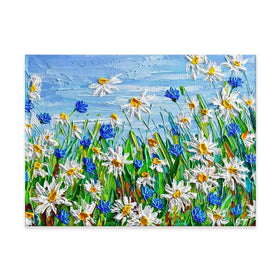 Daisy Canvas Print Daisy Canvas Print wall art product Olga Tkachyk