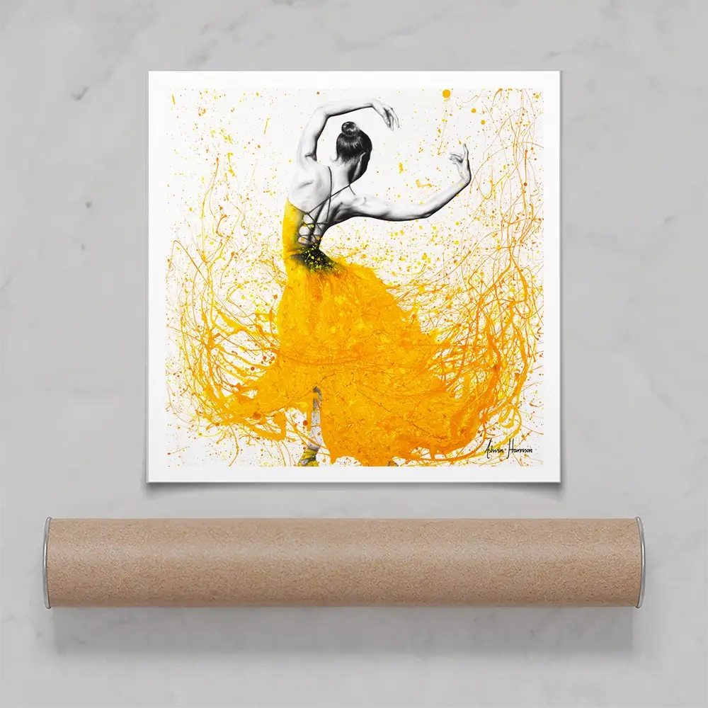 Daisy Dance Square Art Print Daisy Dance Square Art Print wall art product Art Print Shop