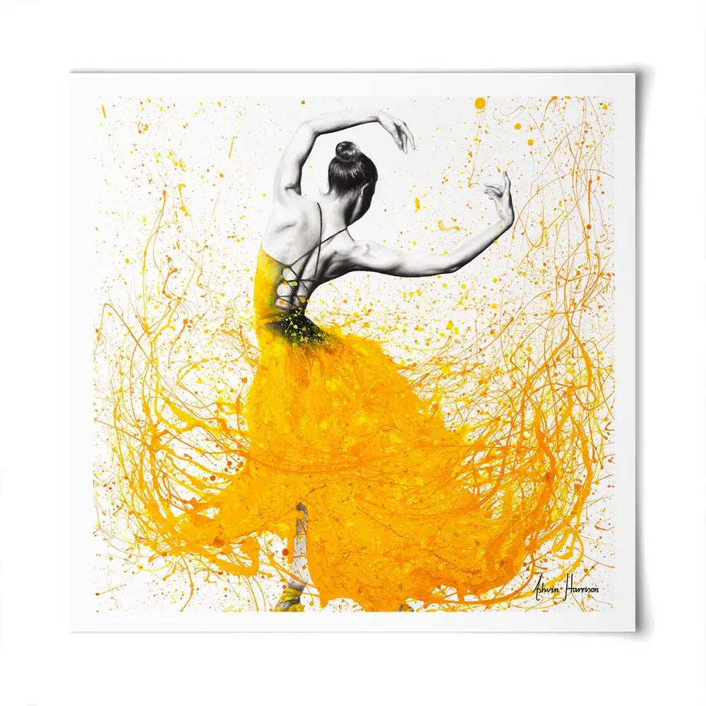 Daisy Dance Square Art Print Daisy Dance Square Art Print wall art product Art Print Shop