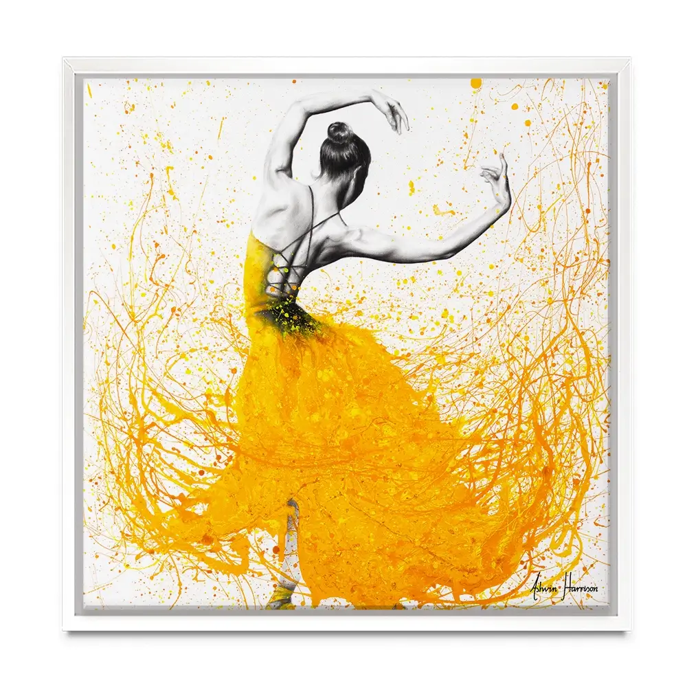 Daisy Dance Square Canvas Print Daisy Dance Square Canvas Print wall art product Ashvin Harrison