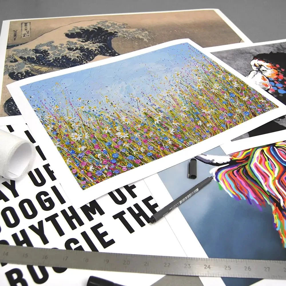 Daisy Joy Art Print Daisy Joy Art Print wall art product Olga Tkachyk