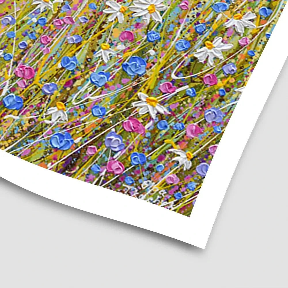 Daisy Joy Art Print Daisy Joy Art Print wall art product Olga Tkachyk