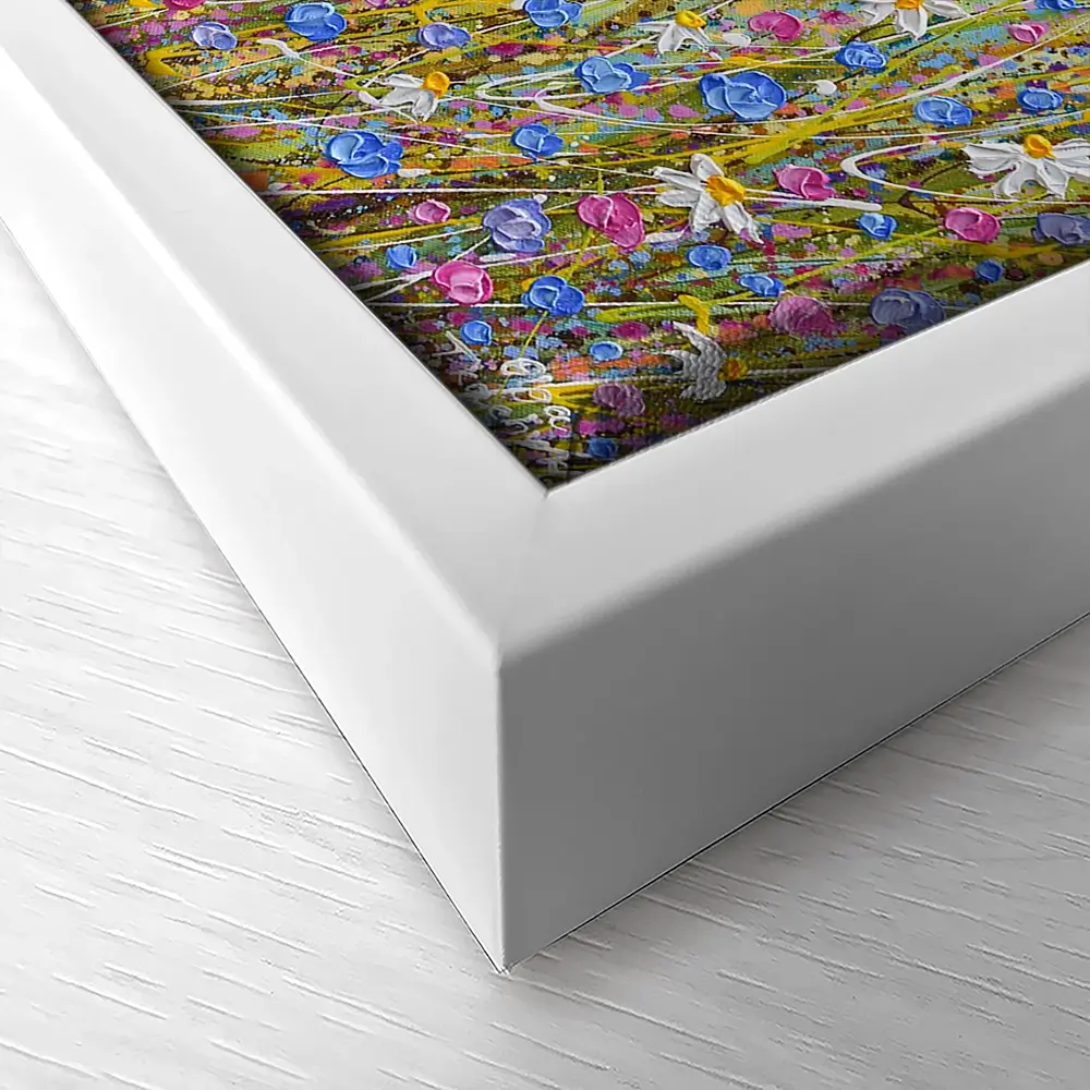 Daisy Joy Canvas Print Daisy Joy Canvas Print wall art product Olga Tkachyk