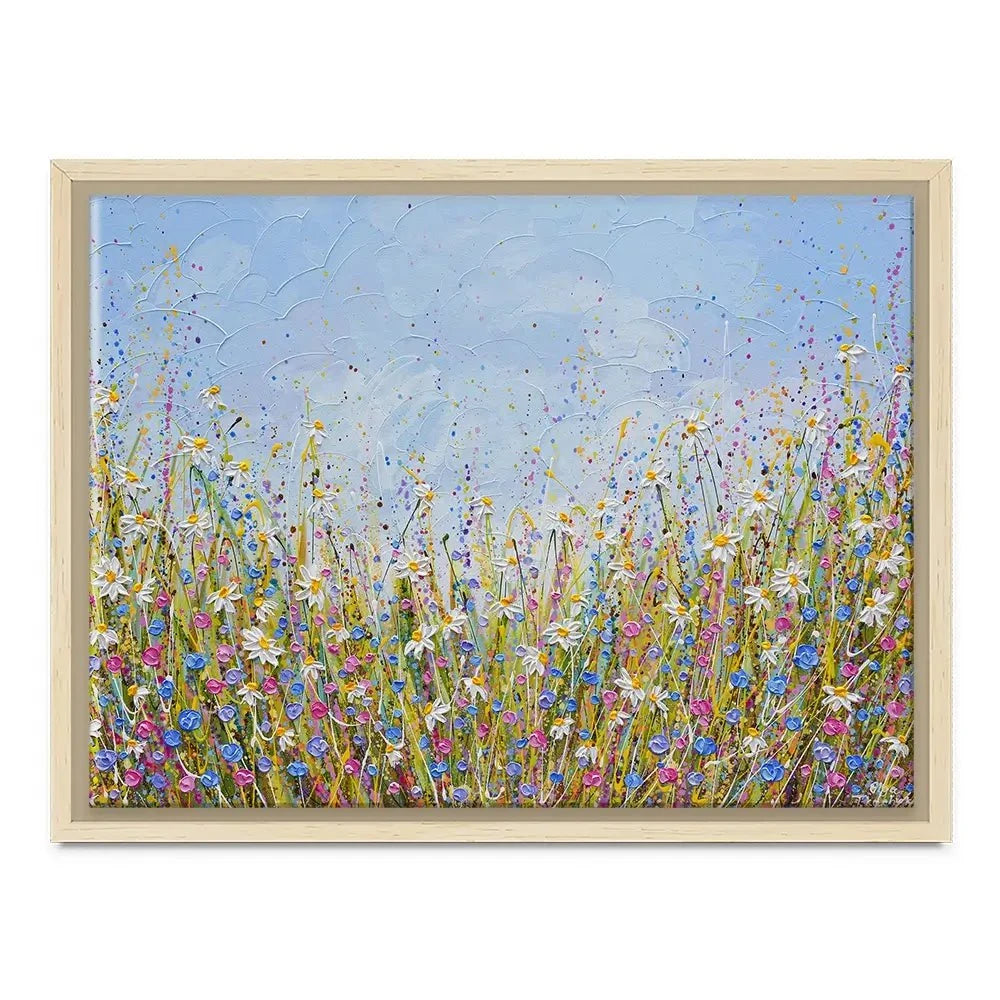 Daisy Joy Canvas Print Daisy Joy Canvas Print wall art product Olga Tkachyk