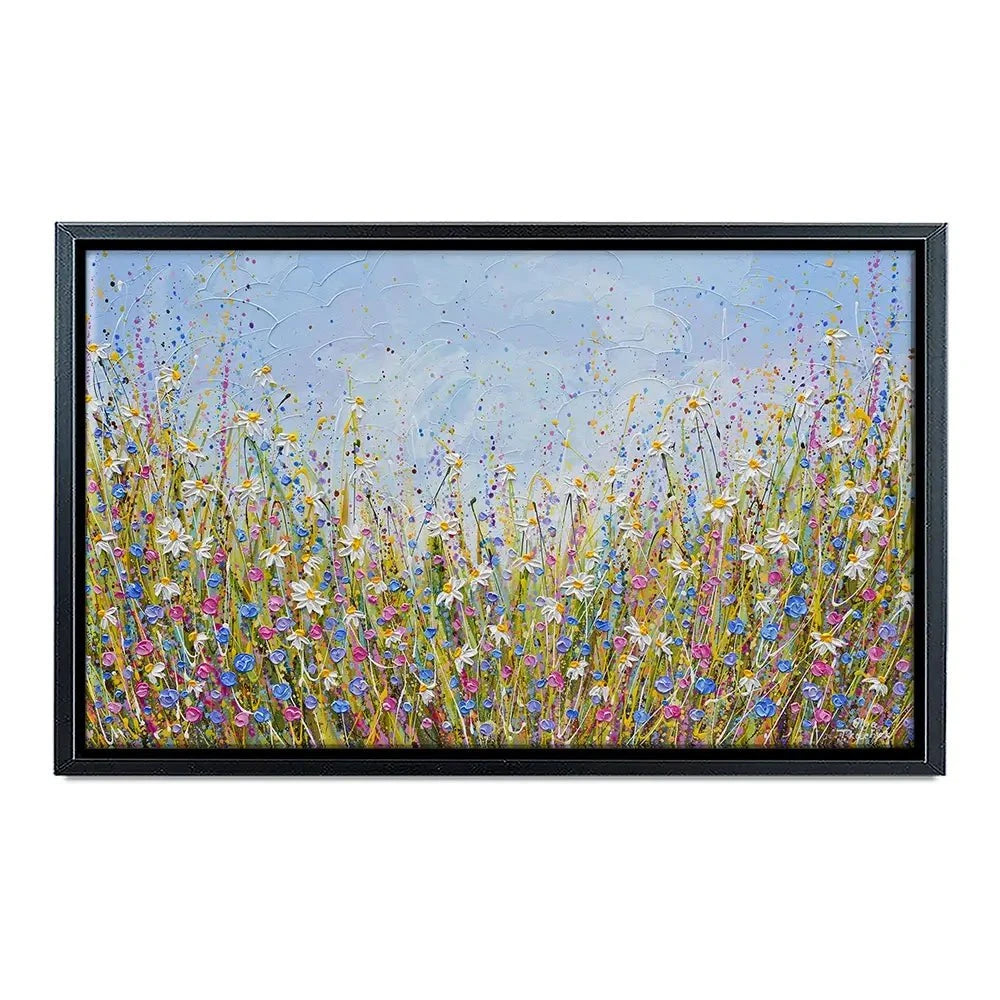 Daisy Joy Canvas Print Daisy Joy Canvas Print wall art product Olga Tkachyk