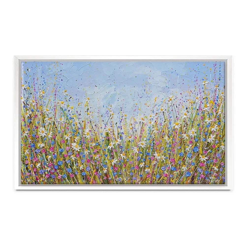 Daisy Joy Canvas Print Daisy Joy Canvas Print wall art product Olga Tkachyk
