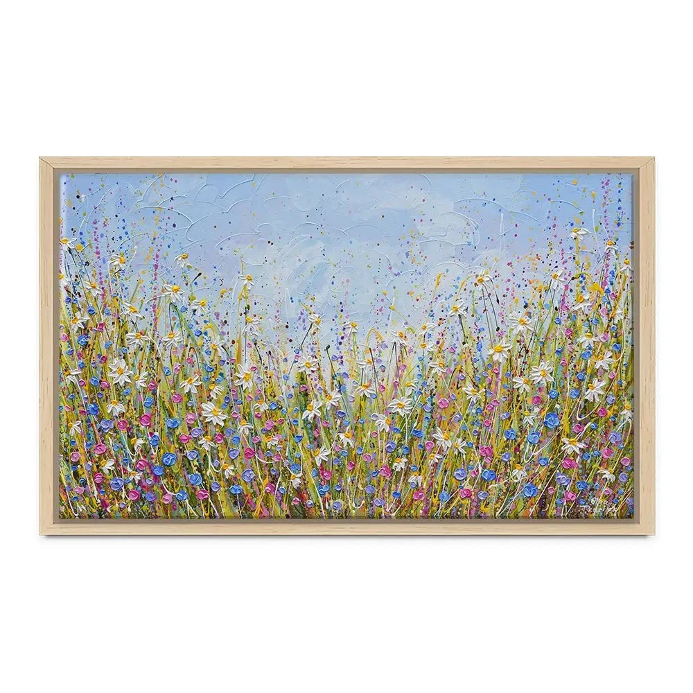 Daisy Joy Canvas Print Daisy Joy Canvas Print wall art product Olga Tkachyk