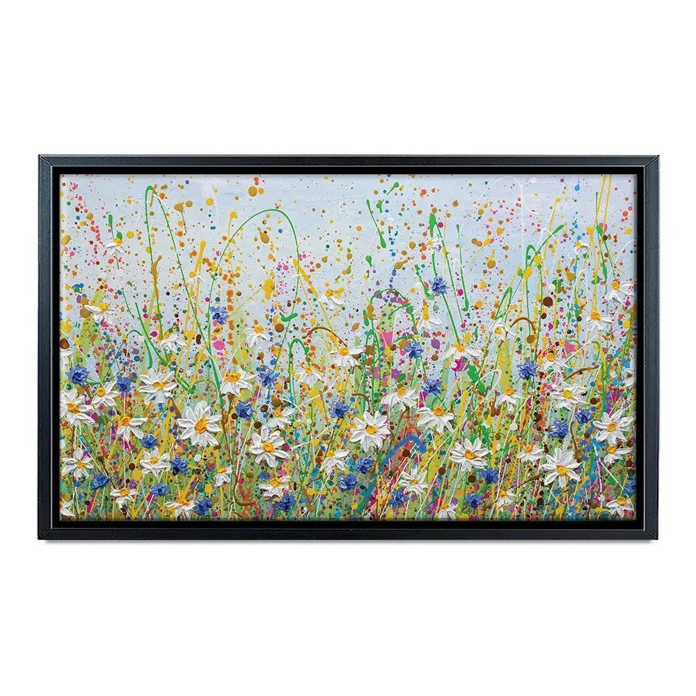 Daisy Splash Canvas Print Daisy Splash Canvas Print | Daisy Splash Artwork | Daisy Art wall art product Olga Tkachyk