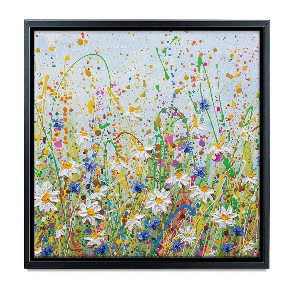 Daisy Splash Oversized Canvas Print Daisy Splash Oversized Canvas Print wall art product Olga Tkachyk