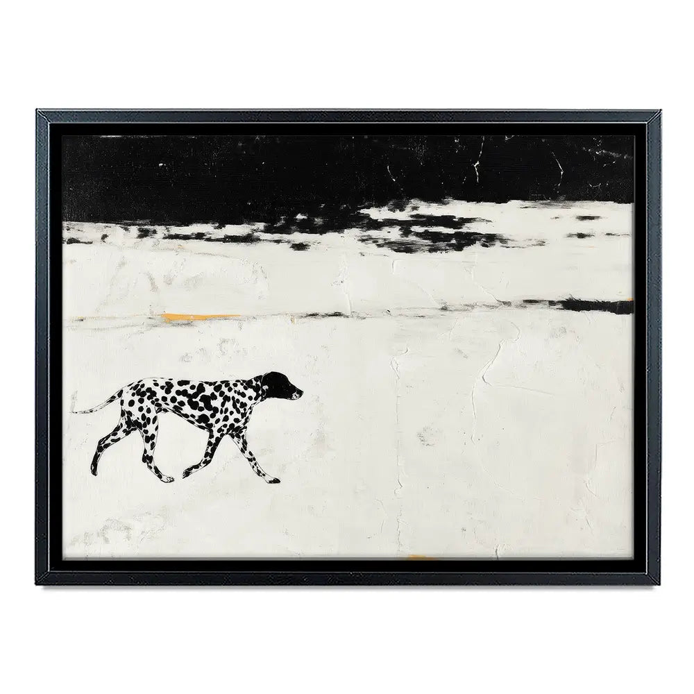 Dalmation On The Shore Canvas Print Dalmation On The Shore Canvas Print wall art product Chromatic Storm Studio