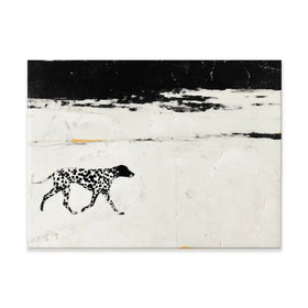 Dalmation On The Shore Canvas Print Dalmation On The Shore Canvas Print wall art product Chromatic Storm Studio