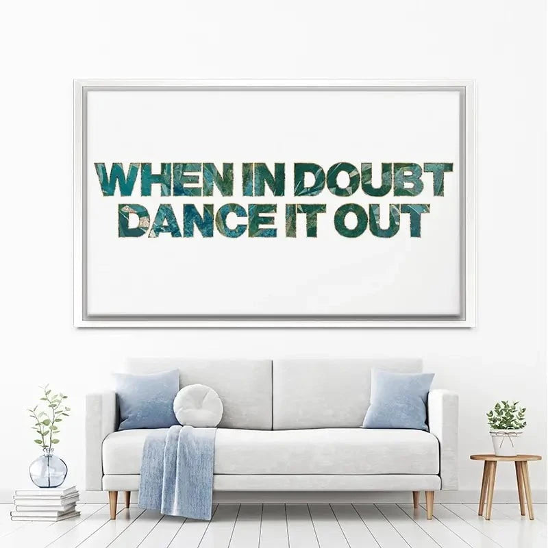 Dance It Out Canvas Print Dance It Out Canvas Print wall art product Sarah Manovski