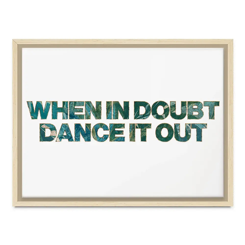 Dance It Out Canvas Print Dance It Out Canvas Print wall art product Sarah Manovski
