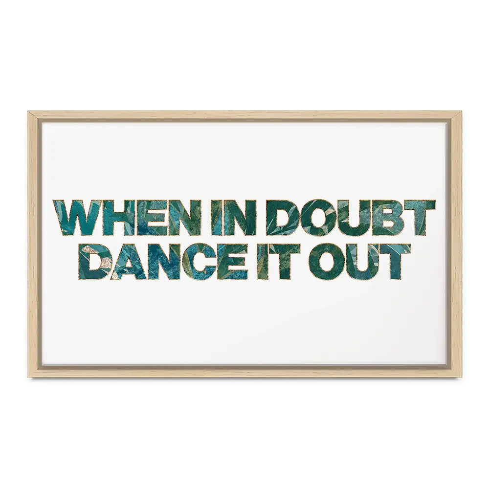 Dance It Out Canvas Print Dance It Out Canvas Print wall art product Sarah Manovski
