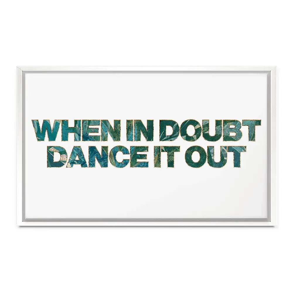 Dance It Out Canvas Print Dance It Out Canvas Print wall art product Sarah Manovski
