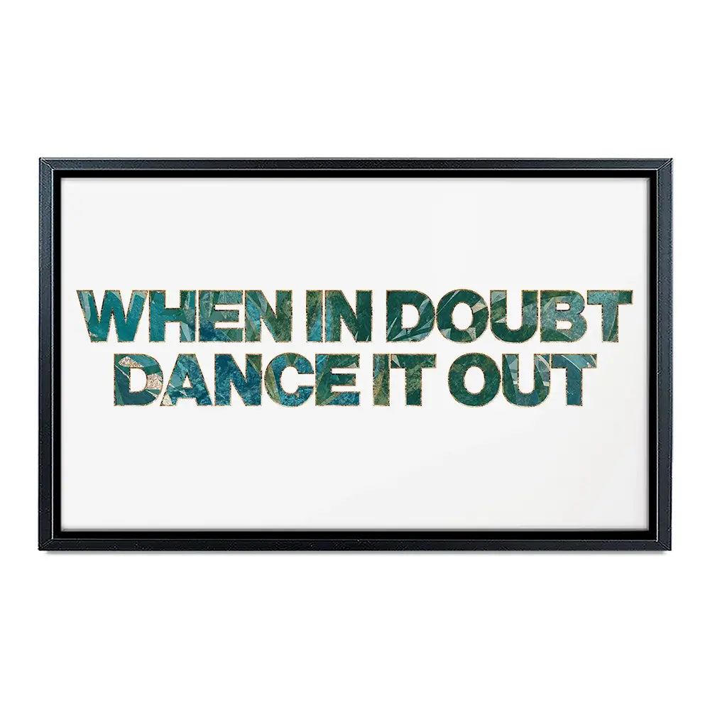 Dance It Out Canvas Print Dance It Out Canvas Print wall art product Sarah Manovski