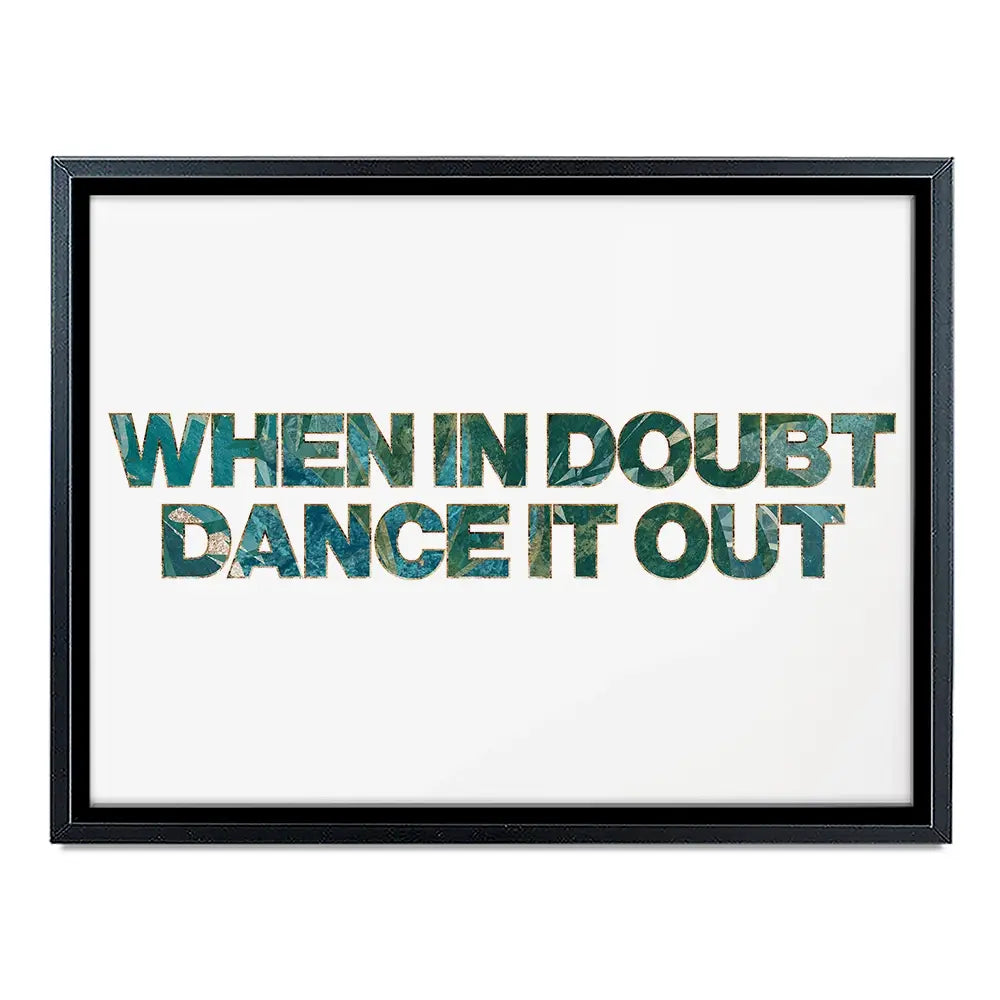Dance It Out Canvas Print Dance It Out Canvas Print wall art product Sarah Manovski