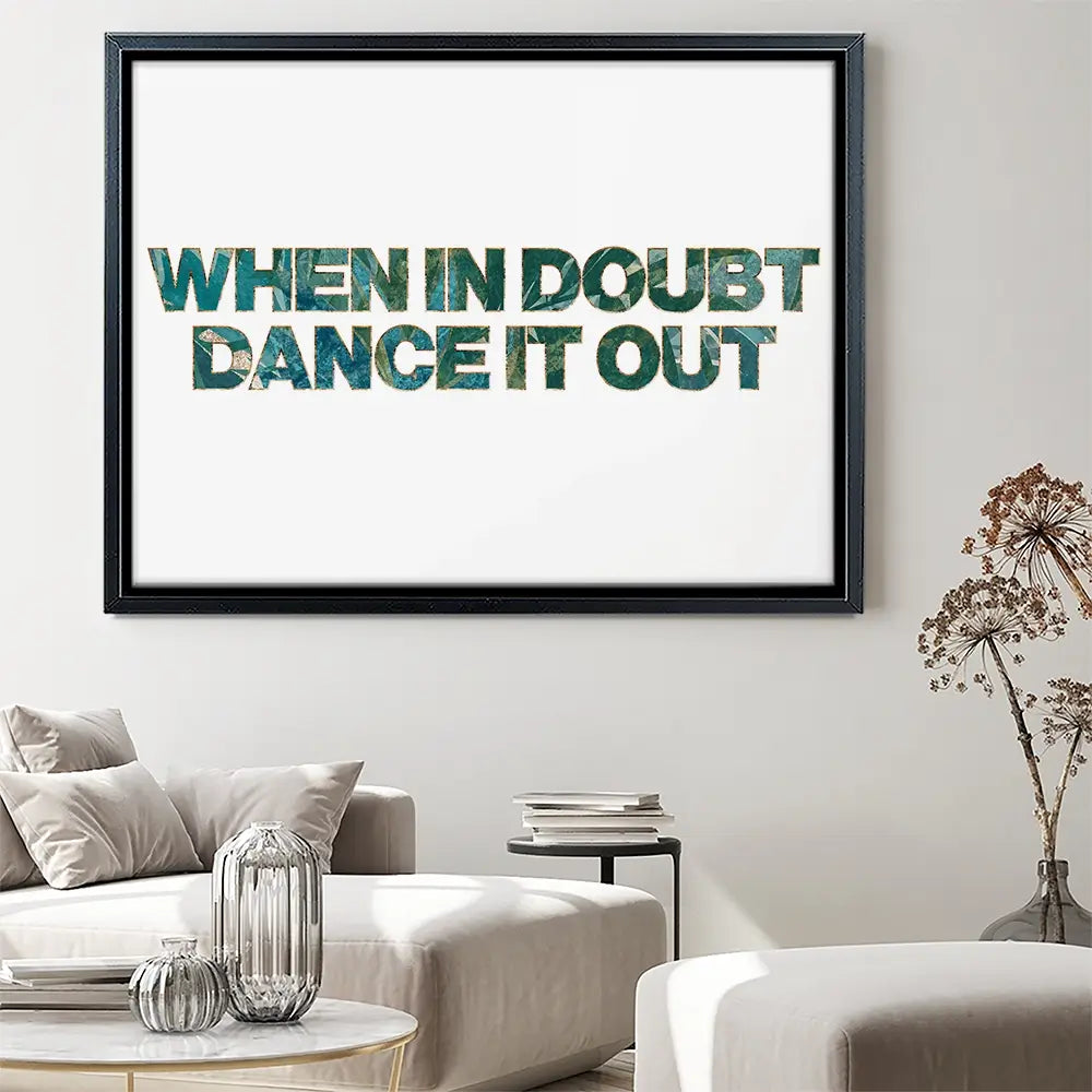 Dance It Out Canvas Print Dance It Out Canvas Print wall art product Sarah Manovski