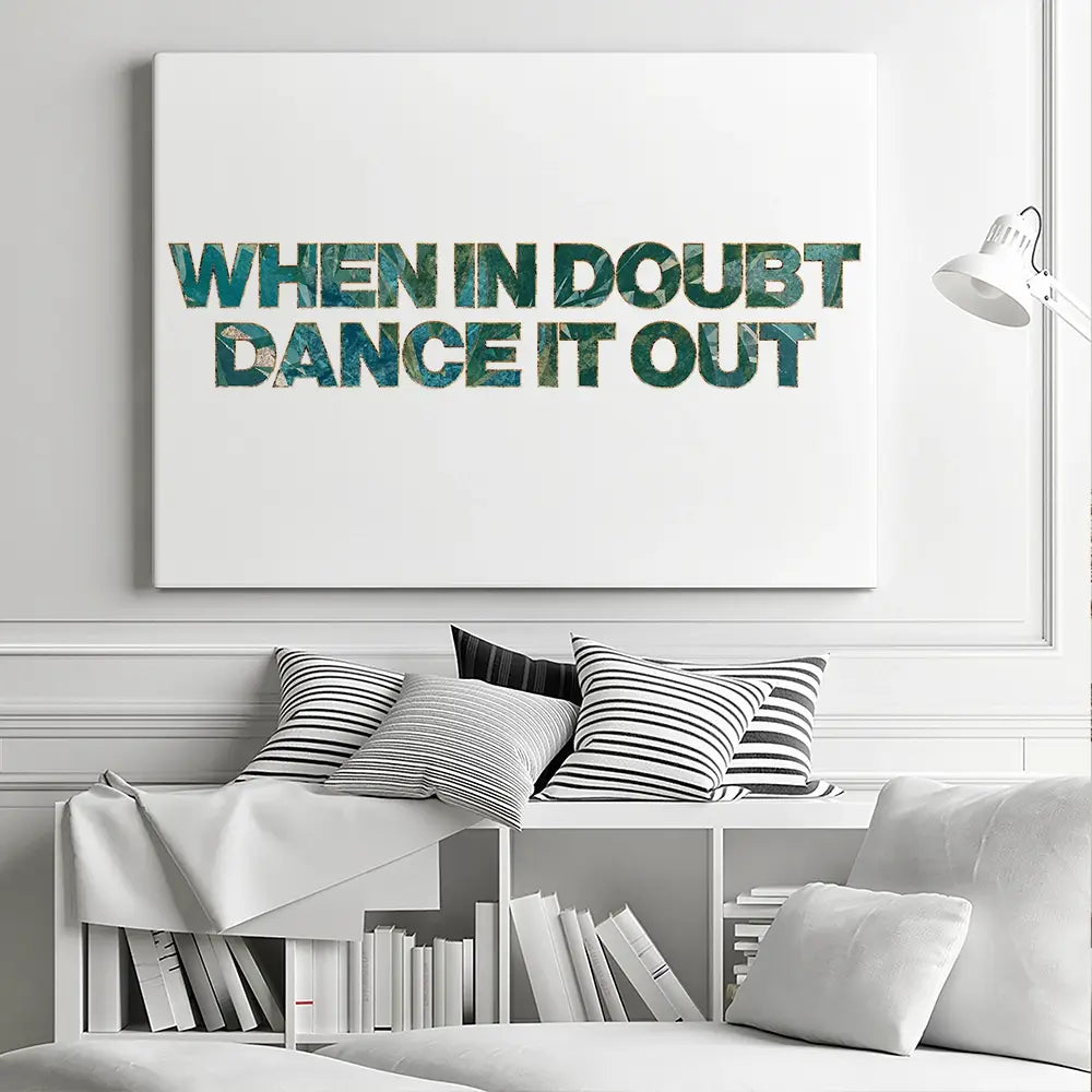 Dance It Out Canvas Print Dance It Out Canvas Print wall art product Sarah Manovski