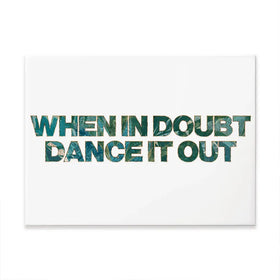 Dance It Out Canvas Print Dance It Out Canvas Print wall art product Sarah Manovski