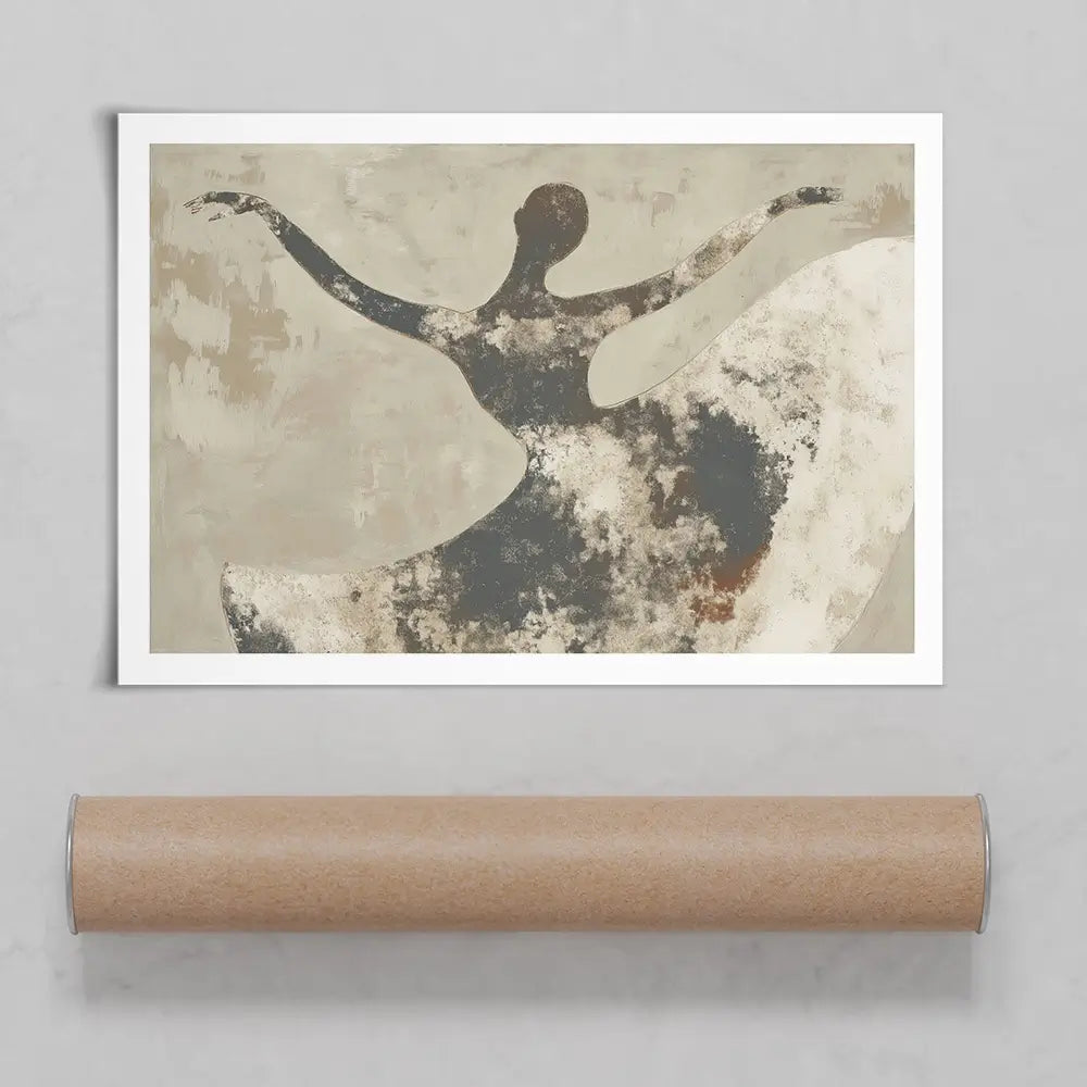 Dancer With Open Arms Art Print Dancer With Open Arms Art Print wall art product Chromatic Storm Studio