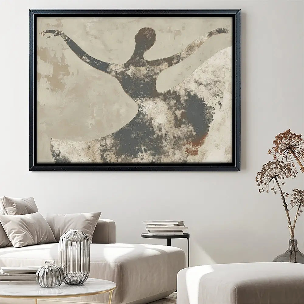Dancer With Open Arms Canvas Print Dancer With Open Arms Canvas Print wall art product Chromatic Storm Studio