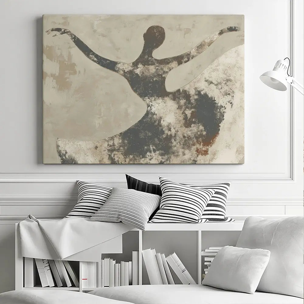 Dancer With Open Arms Canvas Print Dancer With Open Arms Canvas Print wall art product Chromatic Storm Studio