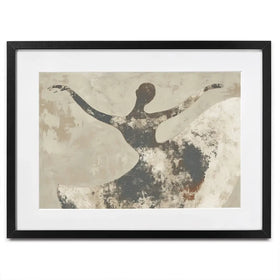 Dancer With Open Arms Framed Art Print Dancer With Open Arms Framed Art Print wall art product Chromatic Storm Studio
