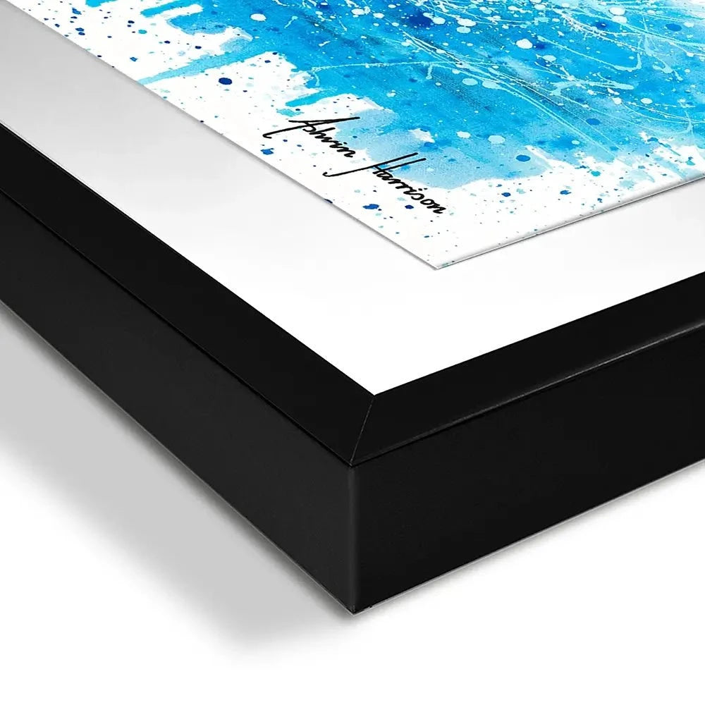 Dancing Dolphin Framed Art Print Dancing Dolphin Framed Art Print wall art product Ashvin Harrison