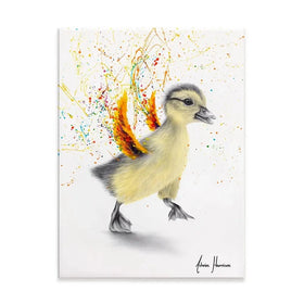 Dancing Duckling Canvas Print Dancing Duckling Canvas Print wall art product Ashvin Harrison