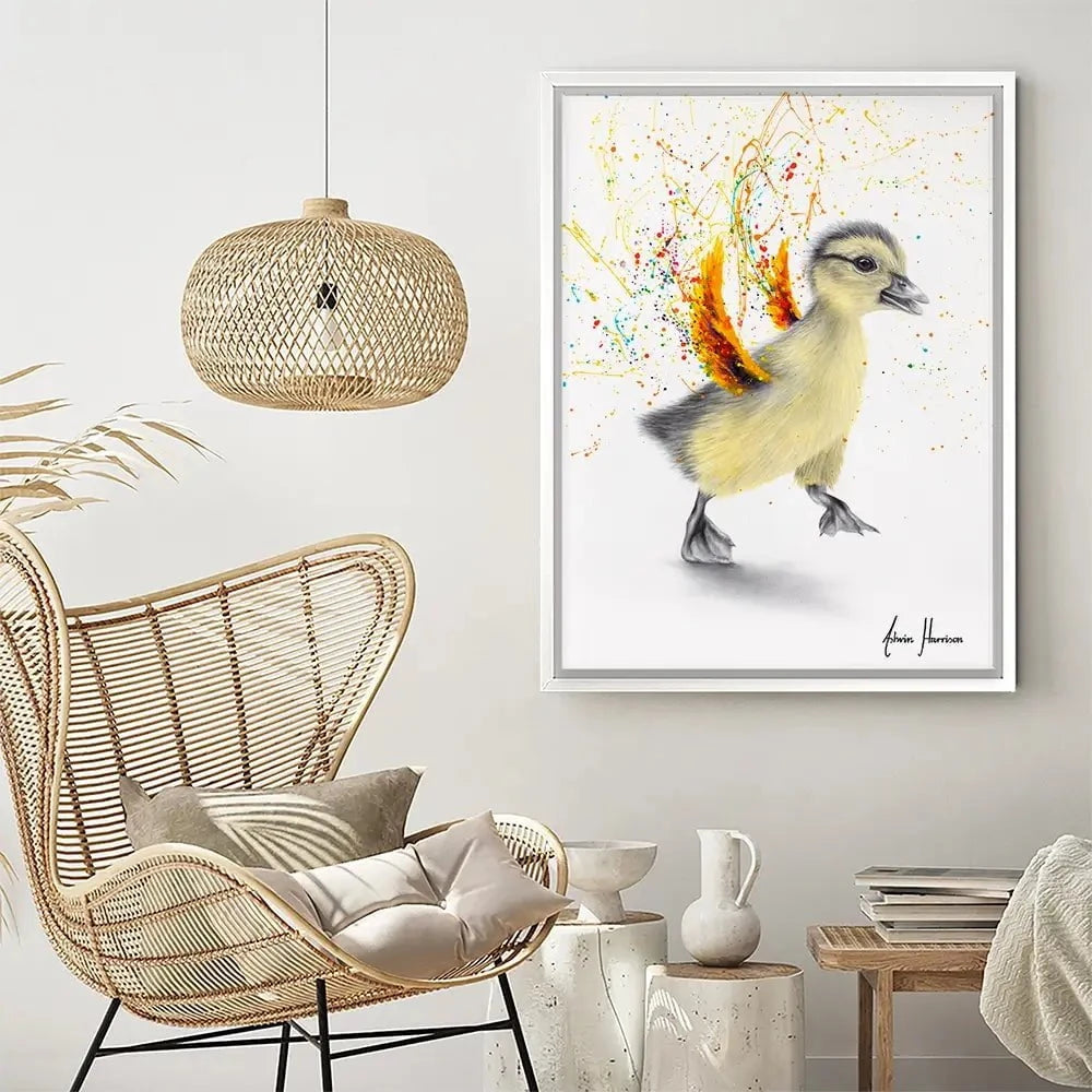 Dancing Duckling Canvas Print Dancing Duckling Canvas Print wall art product Ashvin Harrison
