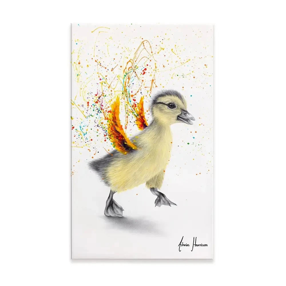 Dancing Duckling Canvas Print Dancing Duckling Canvas Print wall art product Ashvin Harrison