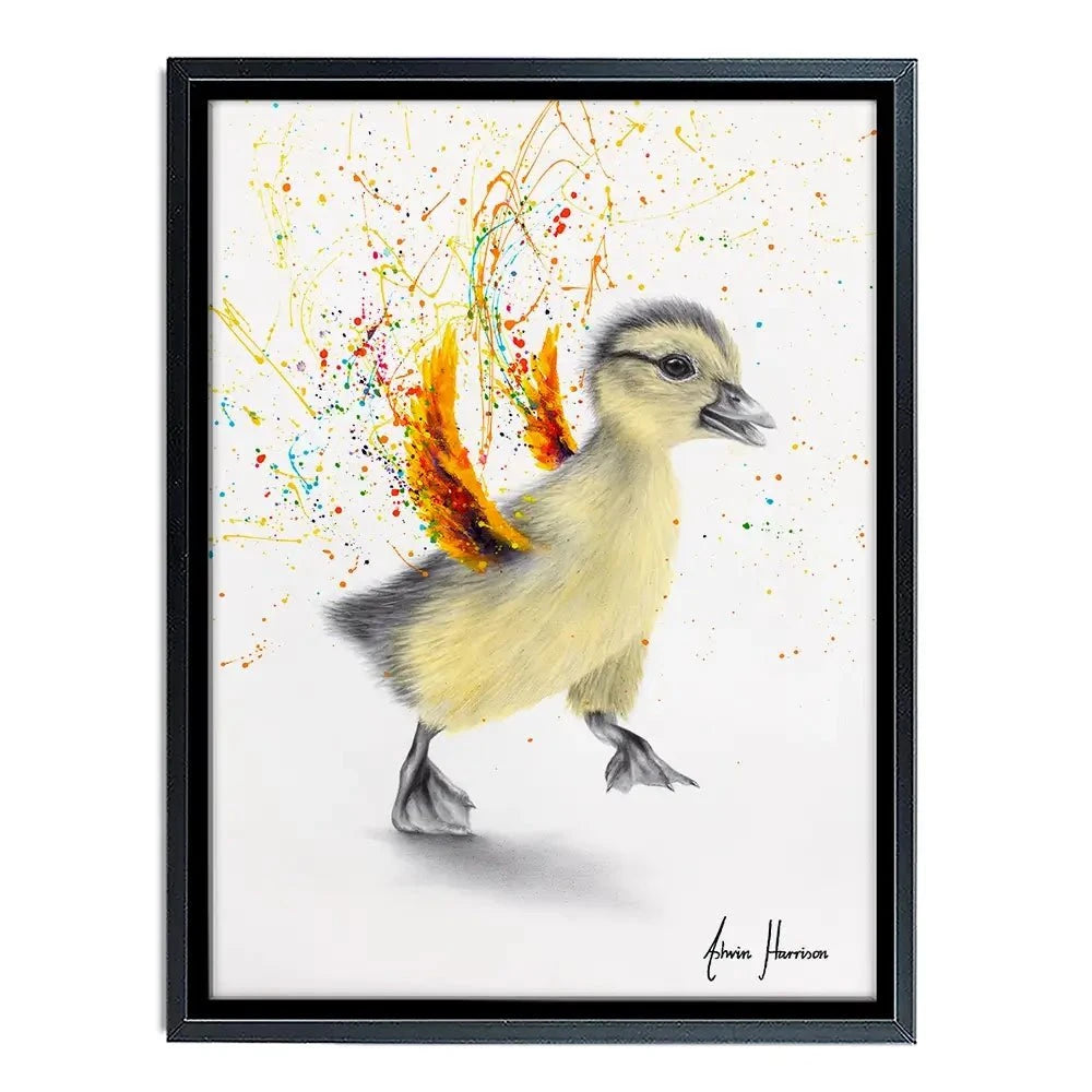 Dancing Duckling Canvas Print Dancing Duckling Canvas Print wall art product Ashvin Harrison