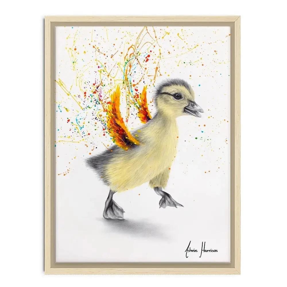 Dancing Duckling Canvas Print Dancing Duckling Canvas Print wall art product Ashvin Harrison
