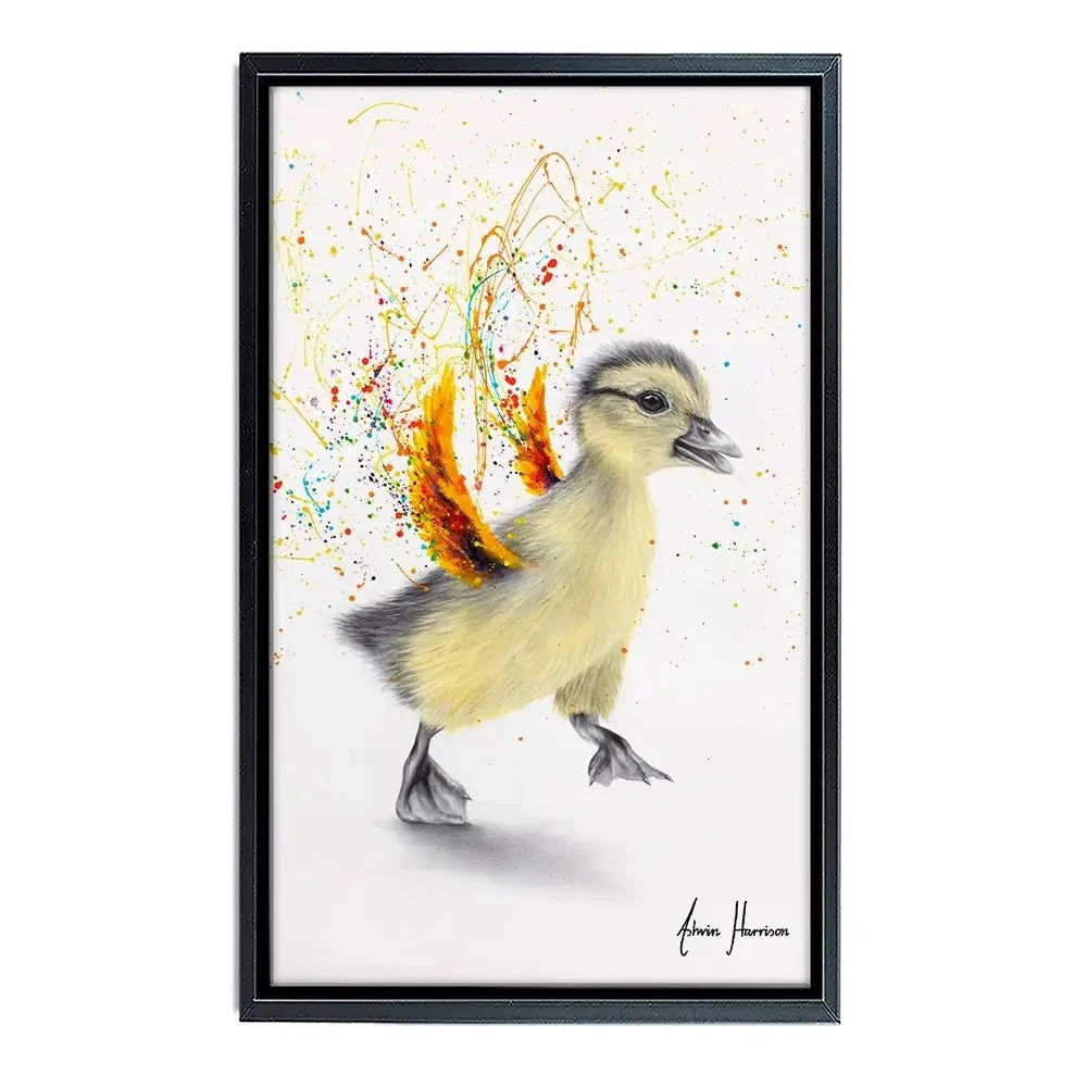 Dancing Duckling Canvas Print Dancing Duckling Canvas Print wall art product Ashvin Harrison