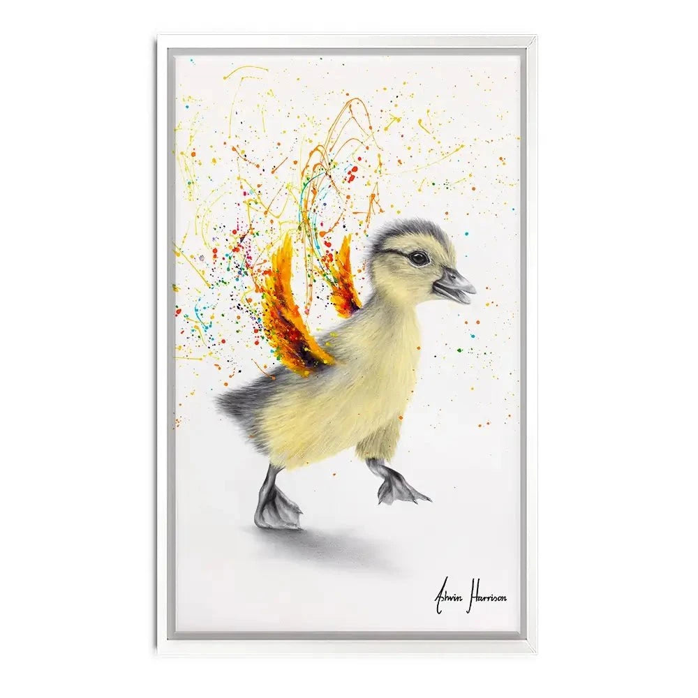 Dancing Duckling Canvas Print Dancing Duckling Canvas Print wall art product Ashvin Harrison