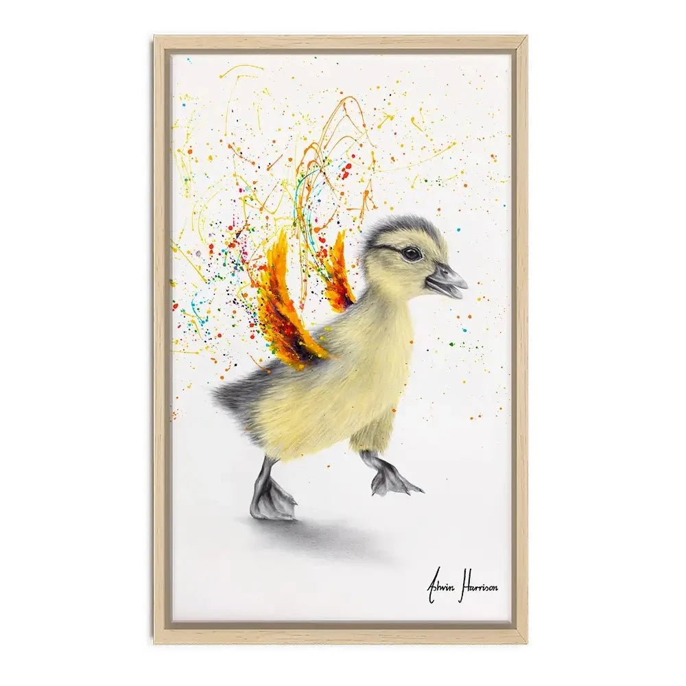 Dancing Duckling Canvas Print Dancing Duckling Canvas Print wall art product Ashvin Harrison