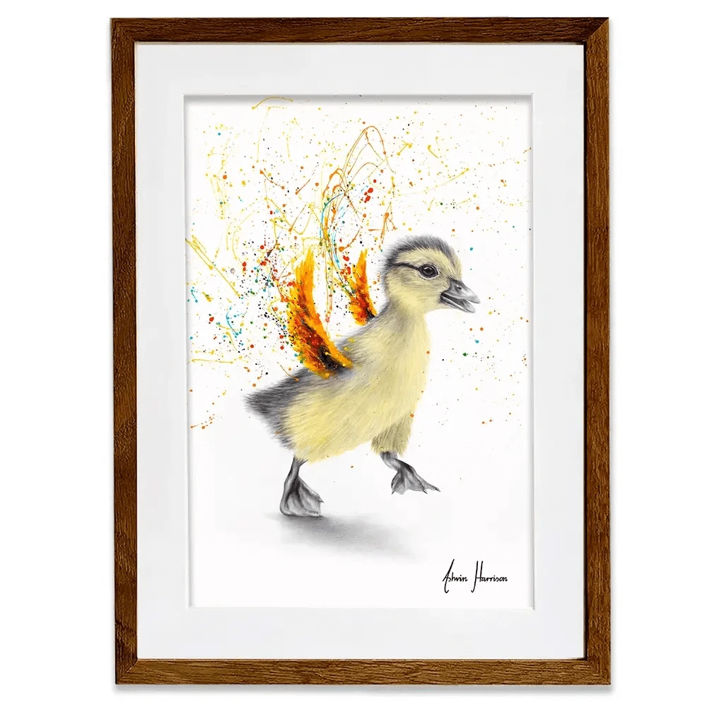 Dancing Duckling Framed Art Print Dancing Duckling Framed Art Print wall art product Ashvin Harrison