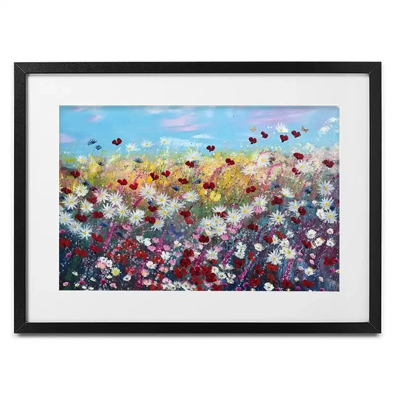Dancing In The Breeze Framed Art Print Dancing In The Breeze Framed Art Print wall art product Laure Bury