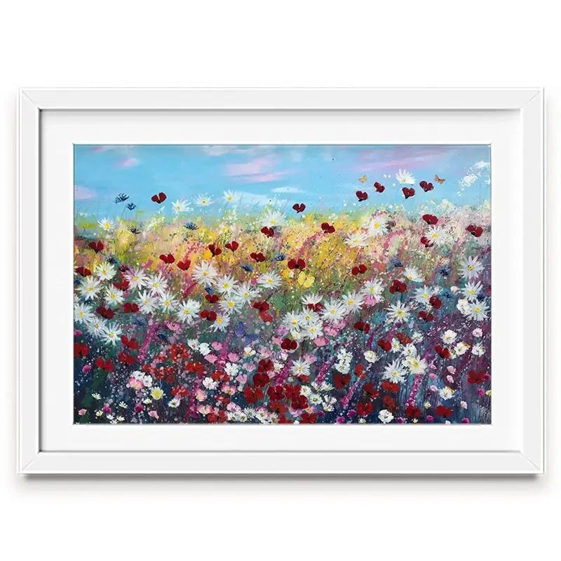 Dancing In The Breeze Framed Art Print Dancing In The Breeze Framed Art Print wall art product Laure Bury